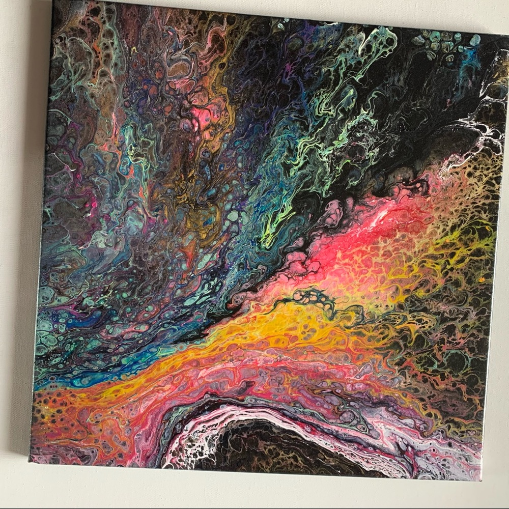 “Bitcoin Flow” Original Abstract Painting